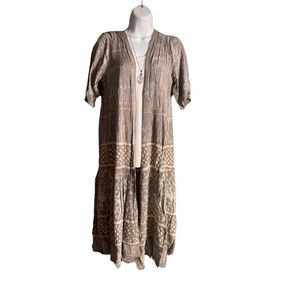 NWT.  CARDIGAN by Sacred Threads.   BL/RD6.   222410B